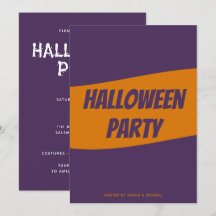 Personlig Halloween inbjudningskort