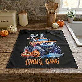 Personlig Halloween-köksinredning Kökshandduk