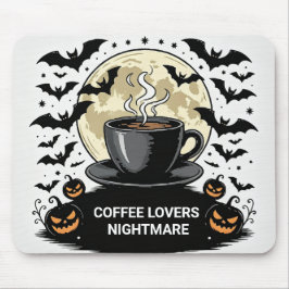 Personlig Halloween-koppekärleks spooky skrivbords Musmatta