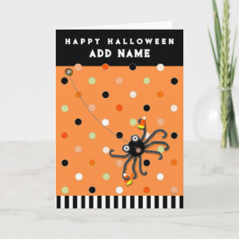 Personlig Halloween-kort för barn Kort