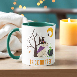 Personlig Halloween Labrador Hund Mugg Gift med Ma
