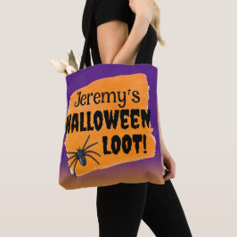 Personlig Halloween Loot Trick-or-Treat Tygkasse