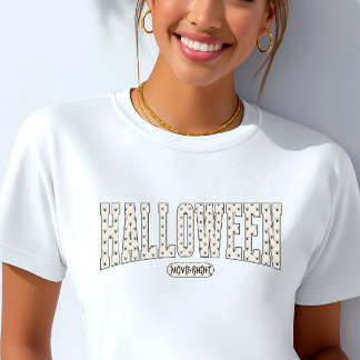 Personlig Halloween med kusliga spindlar T Shirt