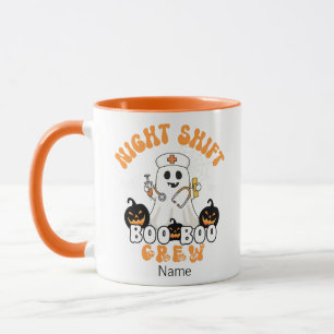 Personlig Halloween Nurse - BOO BOO Crew Mugg