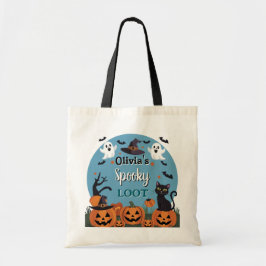 Personlig Halloween - Olivias Spooky Loot Tygkasse