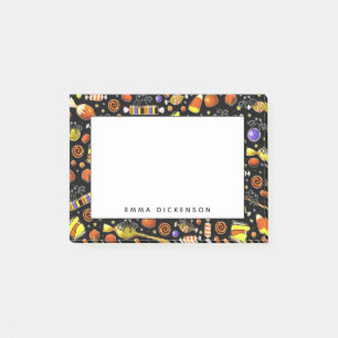 Personlig Halloween Post-it Block