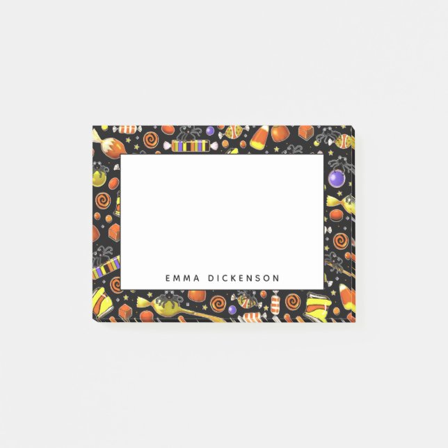 Personlig Halloween Post-it Block (Framsida)