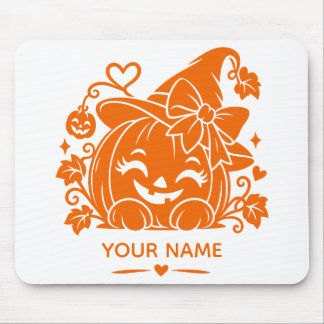 Personlig Halloween-pumpa-musmatta Musmatta