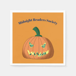 Personlig Halloween-pumpabokklubb Pappersservett