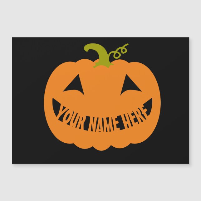 Personlig Halloween Pumpkin (Framsida)