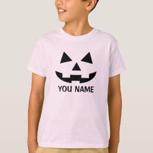 Personlig Halloween Pumpkin Jack o lantern T Shirt