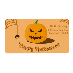 Personlig Halloween Spöken Pumpkin Fraktsedel