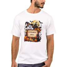 Personlig Halloween-spökhus-ghost-pumpa