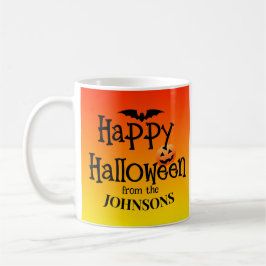 Personlig Halloween-stickers: Lägg till Familj Nam Kaffemugg
