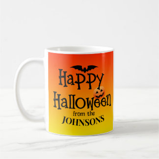 Personlig Halloween-stickers: Lägg till Familj Nam Kaffemugg
