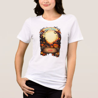 Personlig Halloween T-Shirt | Anpassat Namn Spöke