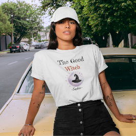 Personlig Halloween T-Shirt - Bra Witch