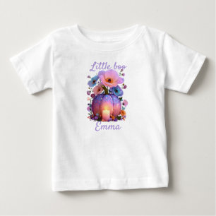 Personlig Halloween T-Shirt för Little Boo-flicka