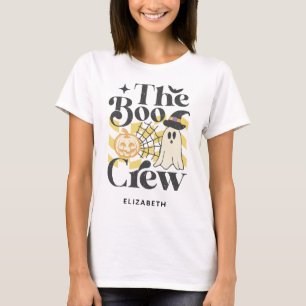 Personlig Halloween T-Shirt för The Boo Crew