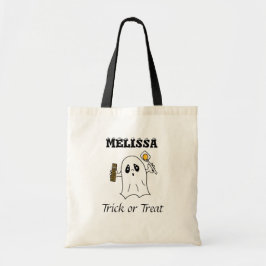 Personlig Halloween-test eller behandling av Ghost Tygkasse
