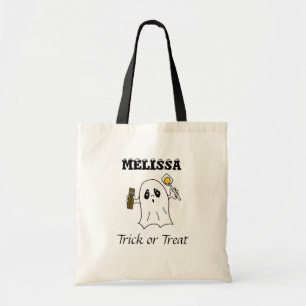 Personlig Halloween-test eller behandling av Ghost Tygkasse