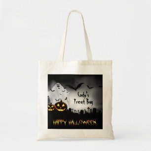 Personlig Halloween Tote Bag Tygkasse