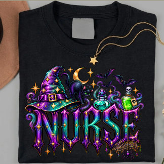 Personlig Halloween-tröja för sjuksköterskor T Shirt