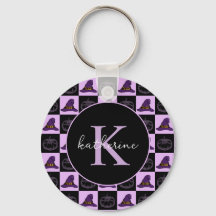 Personlig Halloween Witch Hat Spooky Mönster