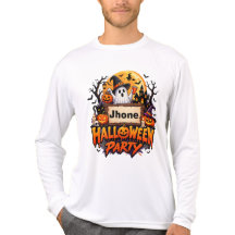 Personlig Halloweenfest T-Shirt | Anpassat Namn