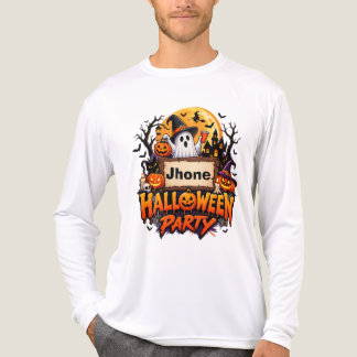 Personlig Halloweenfest T-Shirt | Anpassat Namn
