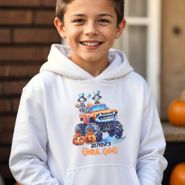 Personlig halloweenhoodie för pojkar t shirt