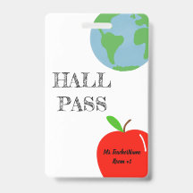 Personlig hallpassersedel