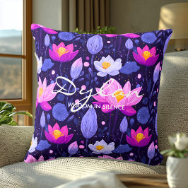 Personlig Hälsa Pillow & Botaniska Mönster Kudde