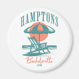 personlig hampton bachelorette lounger magnet