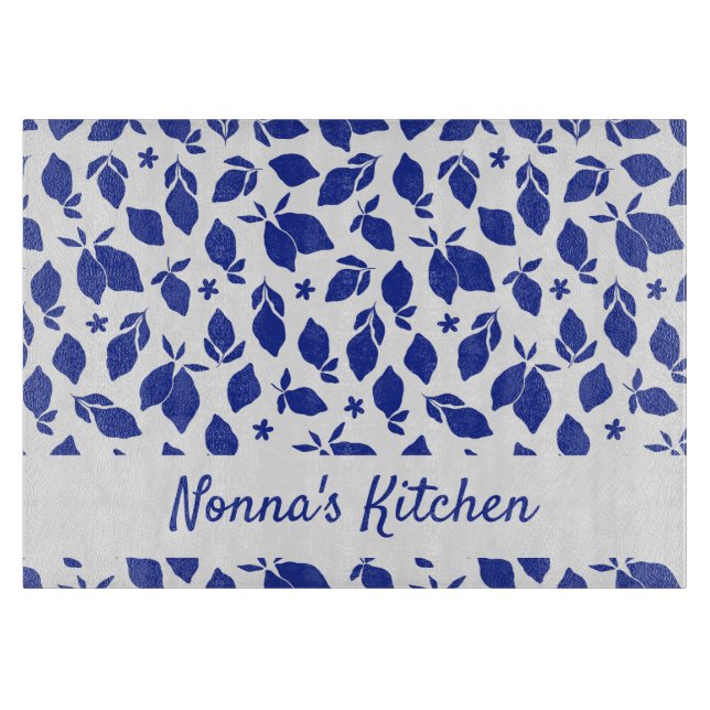 Personlig Hand plockade Italienska blå citroner (Framsidan)