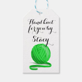 Personlig Hand Sticka för dig med vårdinformation Presentetikett