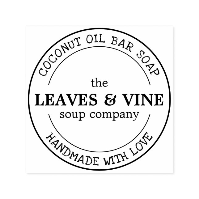 Personlig handdator självfärgande stämpel (Design)