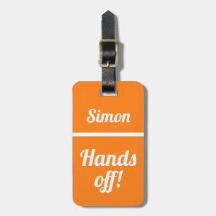 Personlig Händer av Funy Luggage Tag Bagagebricka