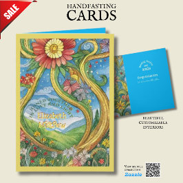 PERSONLIG HANDFASTSTCARD PAGAN CELTIC DRUID KORT