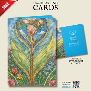 PERSONLIG HANDFASTSTCARD PAGAN CELTIC DRUID KORT