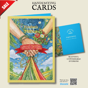 PERSONLIG HANDFASTSTCARD PAGAN CELTIC DRUID KORT
