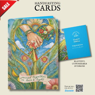 PERSONLIG HANDFASTSTCARD PAGAN CELTIC DRUID KORT