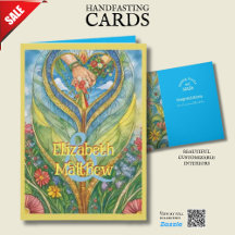 PERSONLIG HANDFASTSTCARD PAGAN CELTIC NATURE