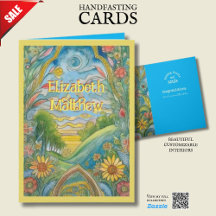 PERSONLIG HANDFASTSTCARD PAGAN CELTIC NATURE