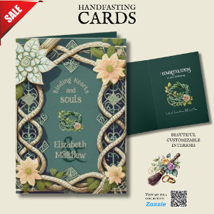 PERSONLIG HANDFASTSTING IRISH CELTIC KNOTS KORT