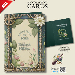 PERSONLIG HANDFASTSTING IRISH CELTIC KNOTS KORT