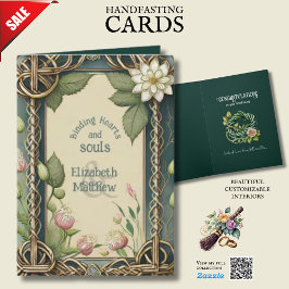 PERSONLIG HANDFASTSTING IRISH CELTIC KNOTS KORT