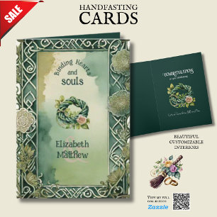 PERSONLIG HANDFASTSTING IRISH CELTIC KNOTS KORT