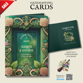 PERSONLIG HANDFASTSTING IRISH CELTIC KNOTS KORT