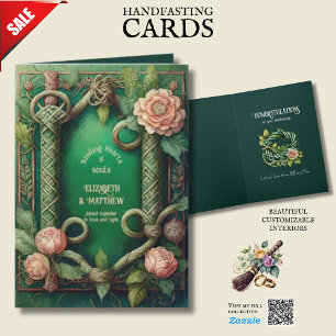 PERSONLIG HANDFASTSTING IRISH CELTIC KNOTS KORT